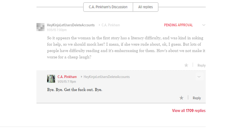 Illustration for article titled C.A. Pinkham: Racist, Sexist Bully Extraordinaire